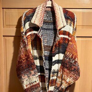 Anthropologie Moth Full Length, Belted, Knitted Cardigan